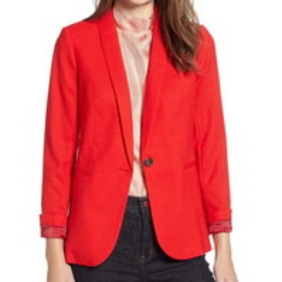 J Crew Linen Blazer Jacket